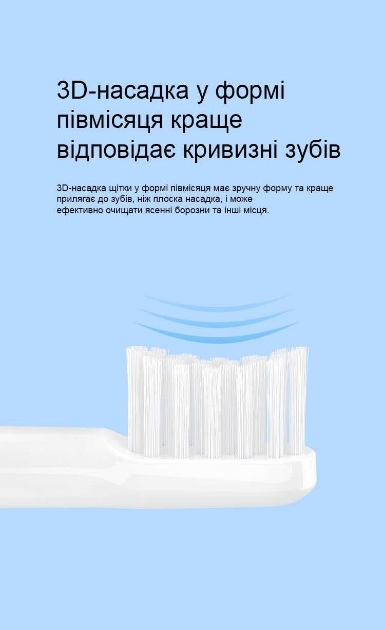 Насадка зубної щітки Xiaomi inFly T03 T03S PT02 P20A P50 P60 Оригінал