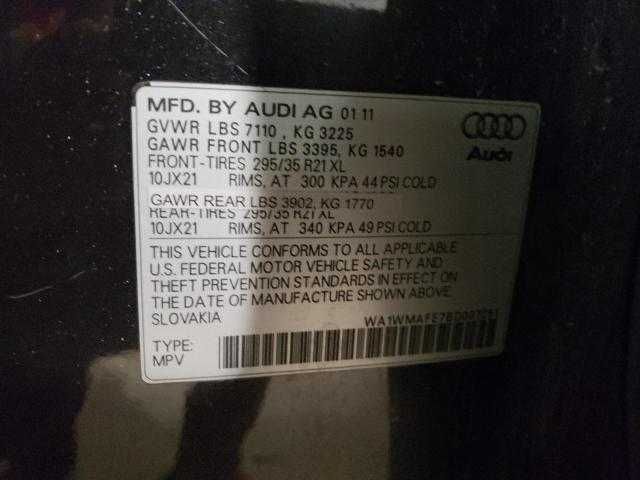 Audi Q7 TDI Prestige 2011