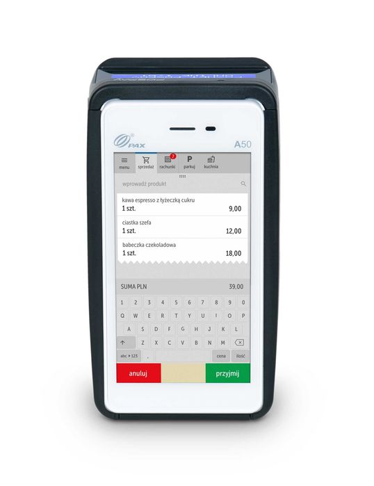 POSPAY 2 Terminal Płatniczy Drukarka Kasa Fiskalna Kasoterminal Posnet