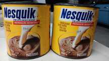 Latas de Nesquik de 850 g - anos 80