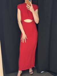 Силуетна сукня червона