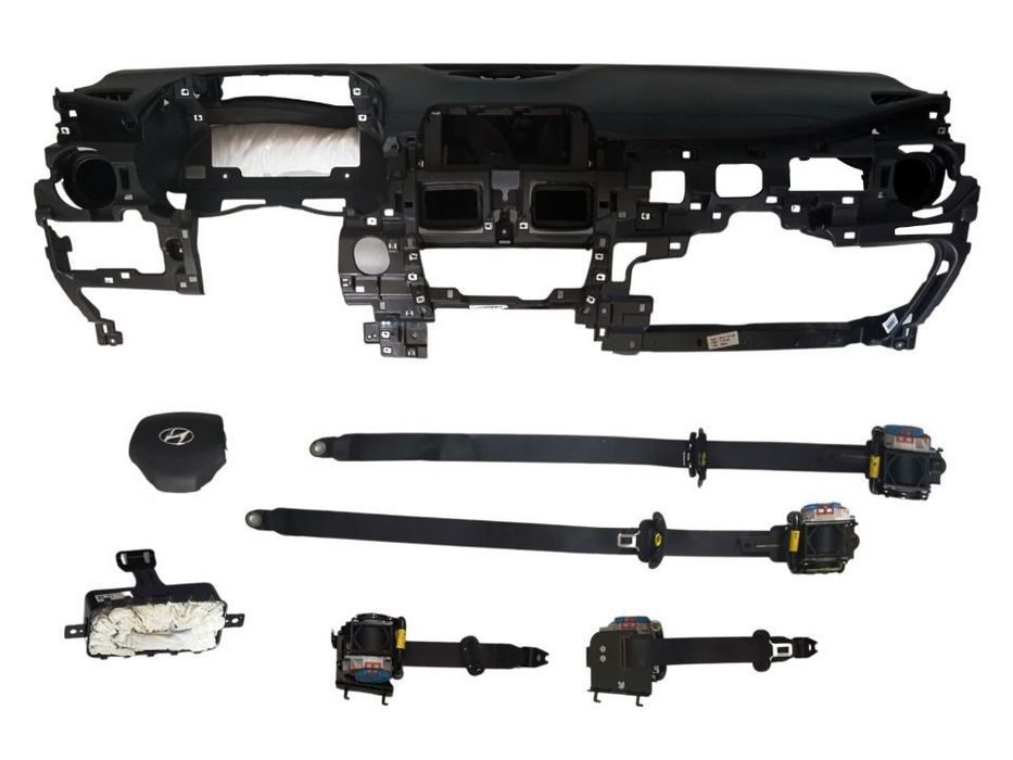 HYUNDAI KONA AIR BAG AIRBAG komplet,deska rozdzielcza KONSOLA kokpit PAS