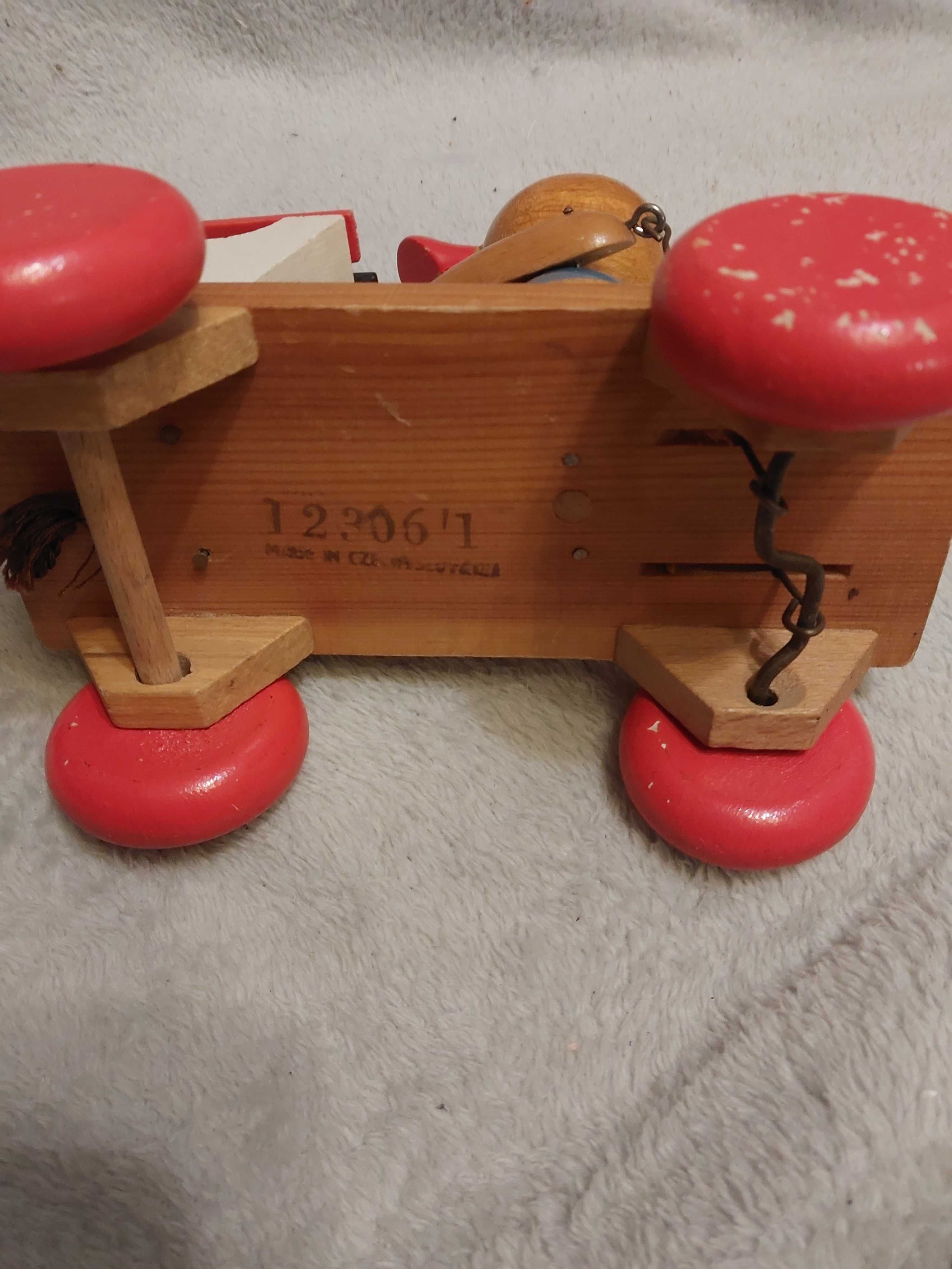 Вінтажна, дерев'яна іграшка-каталка Чехословакія