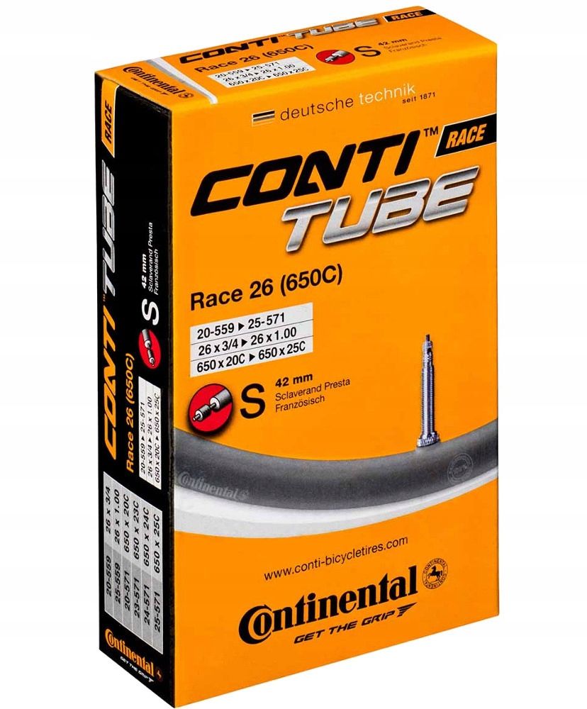 Continental Race 26 Dętka 18/25-559 presta 42mm