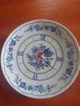 Zegar talerz porcelana