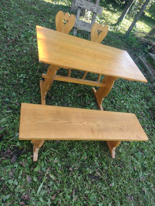Stół ława krzesła ogrodowe do kuchni meble stolik ławka krzesełka