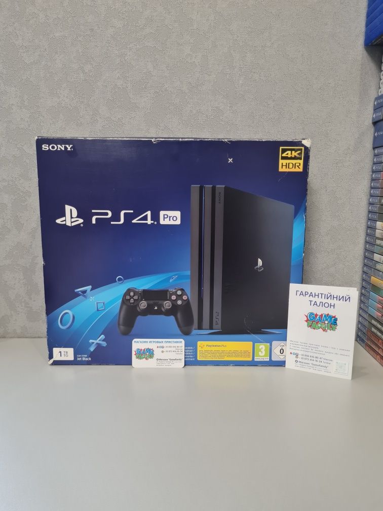 Ps4 Pro CUH72 Sony Playstation 4 Ps 1TB 3 Ревизия 12М Гарантія Магазин
