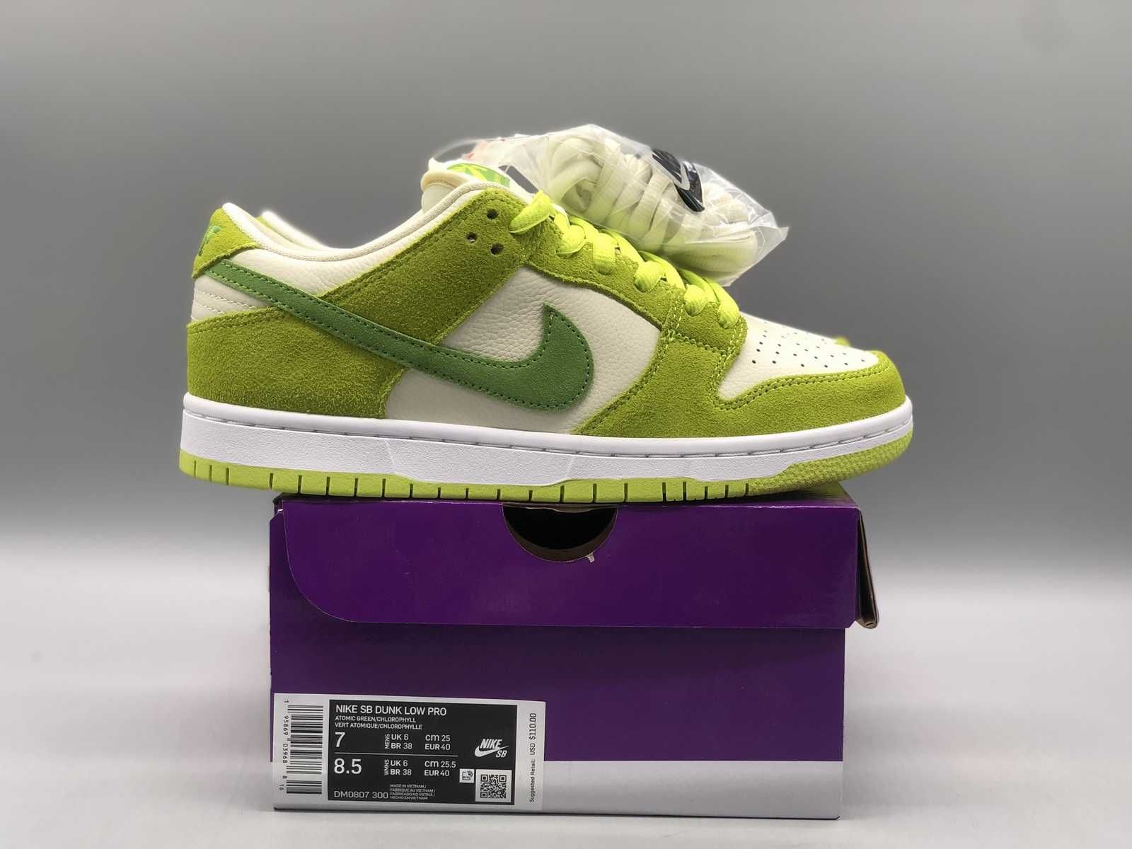 Nike Dunk Low Pro SB 'Fruity Pack - Green Apple' Найк Данк Грін Епл