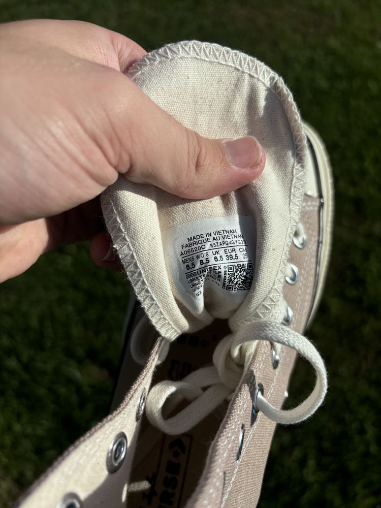 converse high castanhas