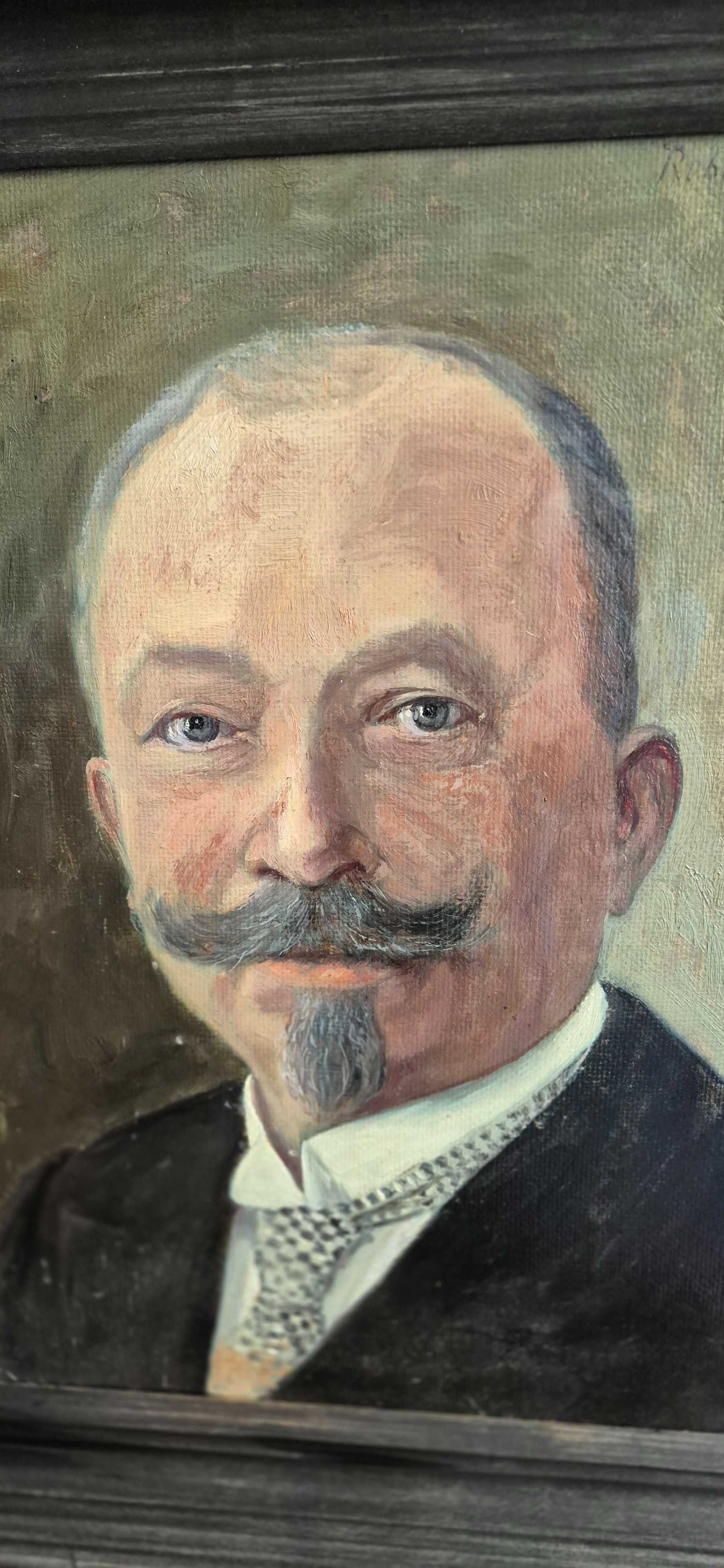Aukcyjny portret niemieckiego malarza Roberta Steina XIXw koloryzm