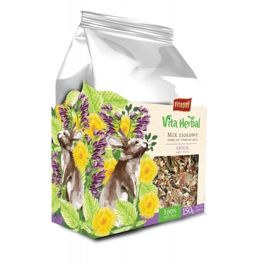 Vita Herbal dla królika, mix ziołowy, 150g