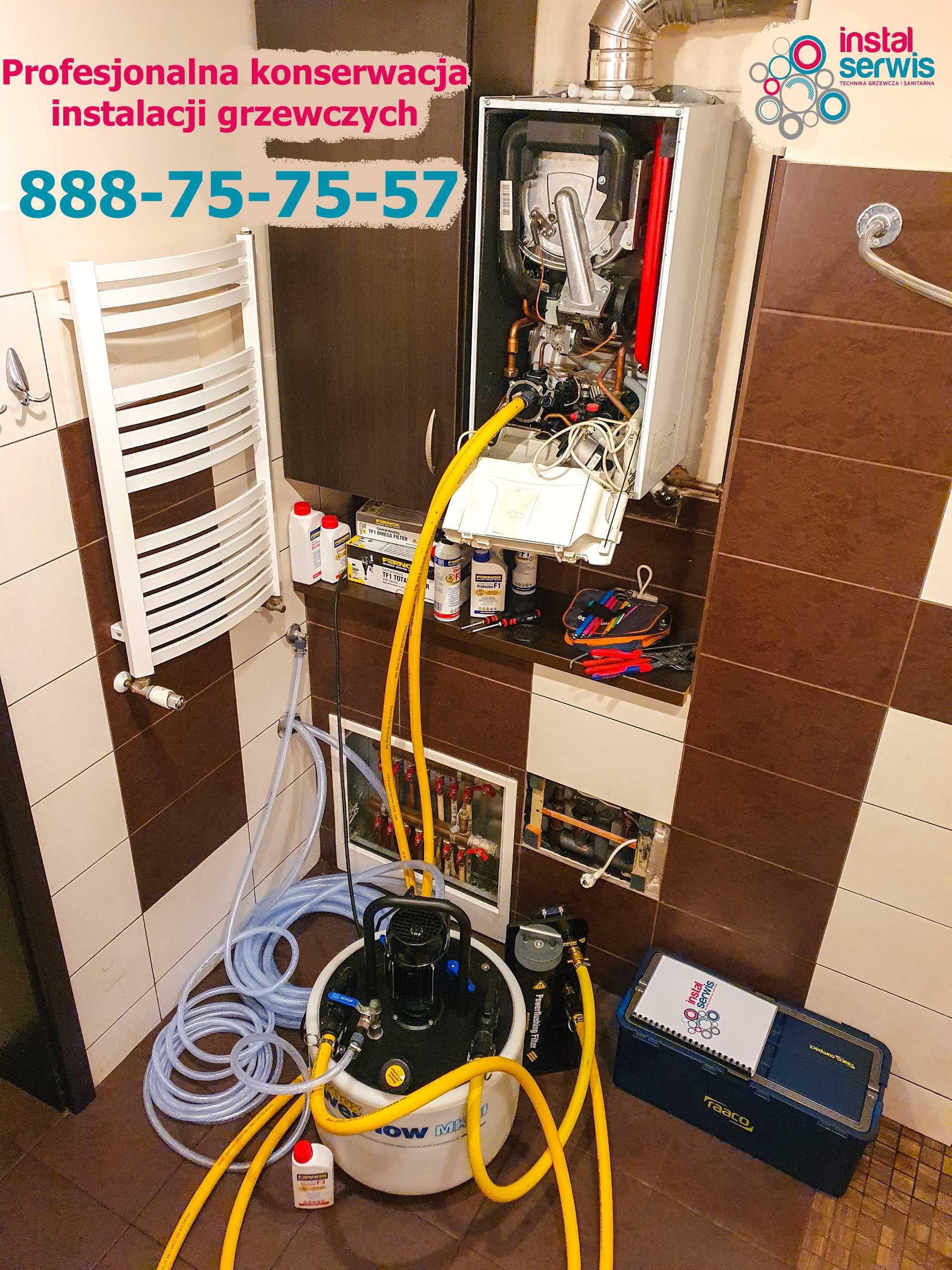 Chemiczne płukanie/czyszczenie instalacji C.O.Uszczelnianie instalacji