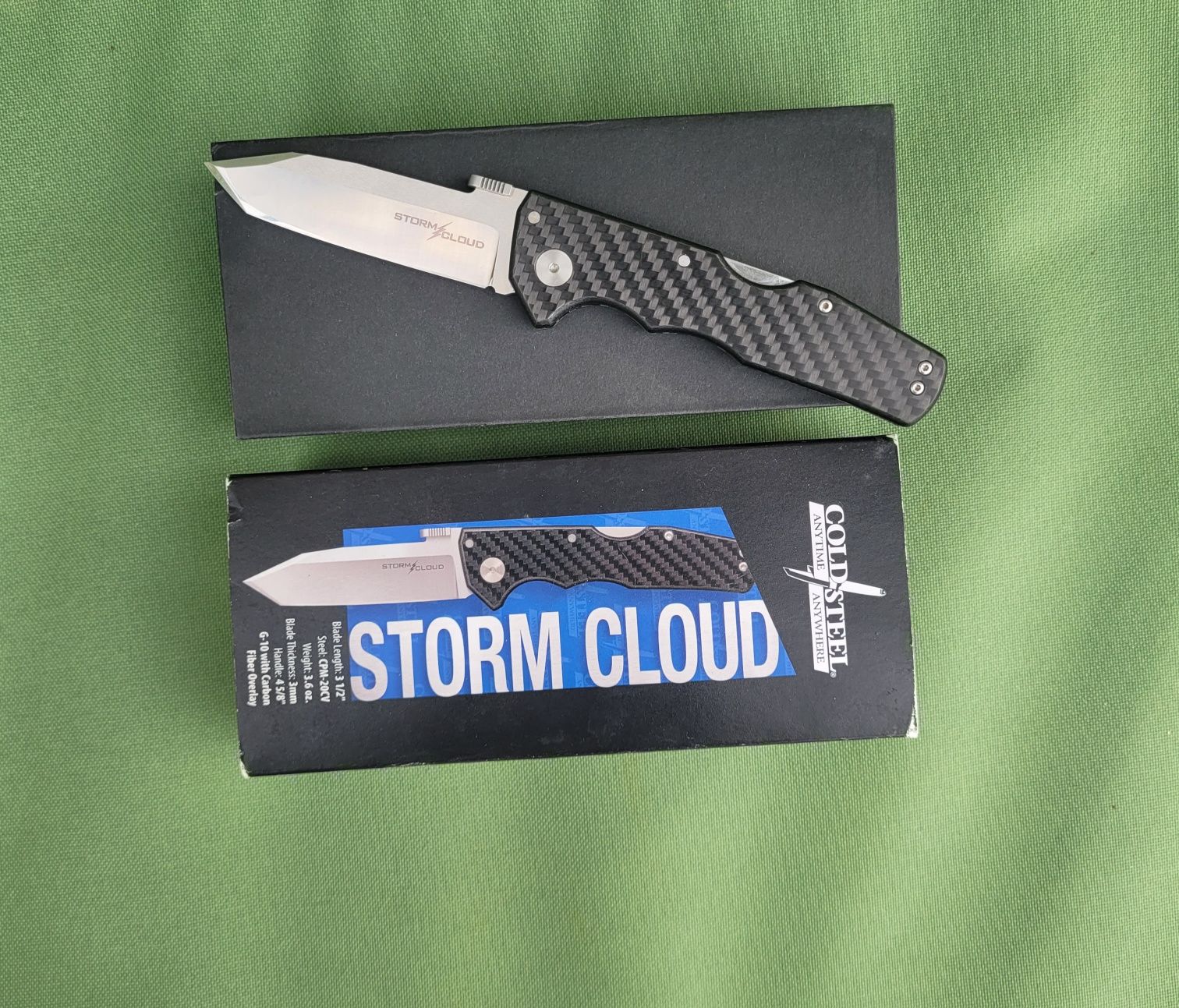 нож Cold Steel storm cloud cpm 20cv