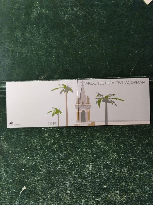 1995 Caderneta Arquitetura Local Açoriana MNH **
