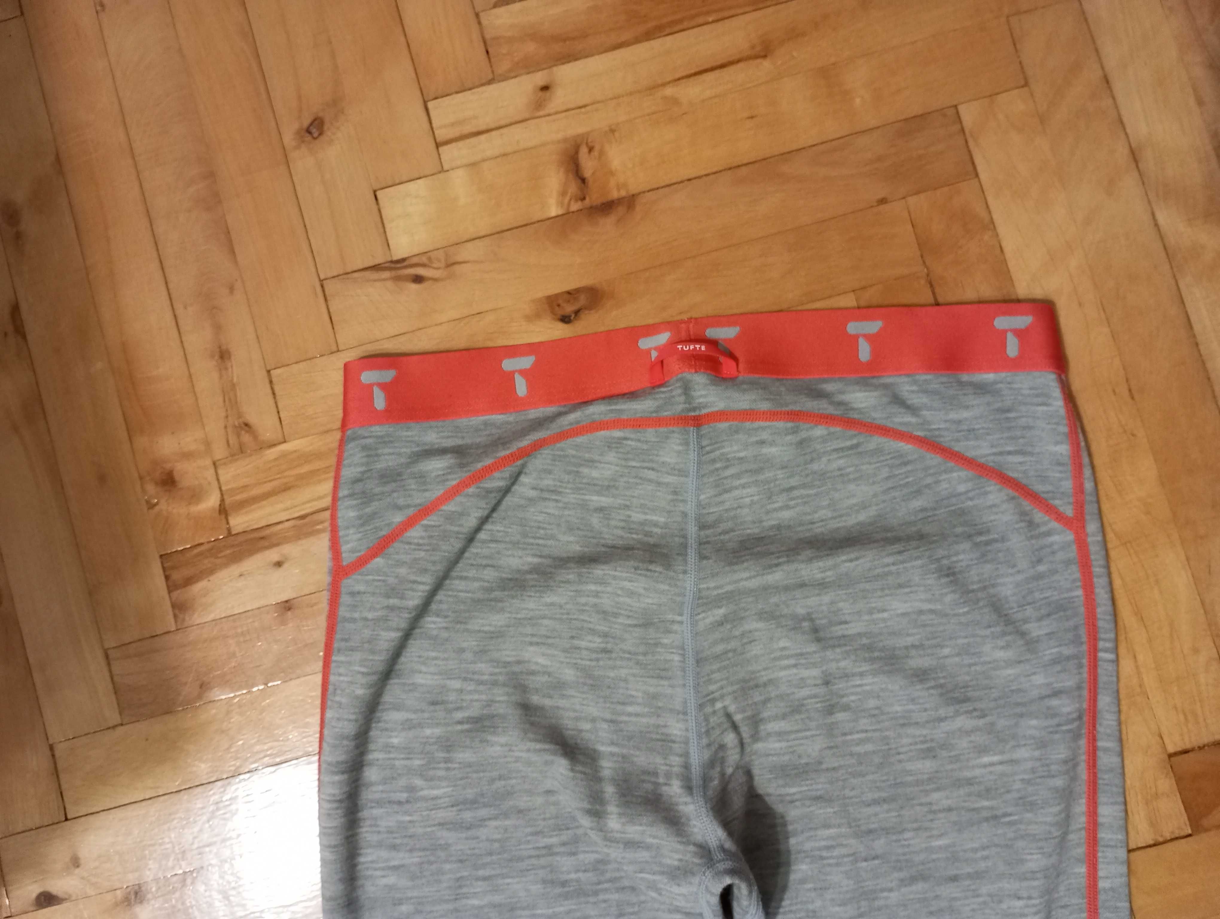 Tufte Damskie Legginsy termoaktywne 50% Merino rozm.M/38/10