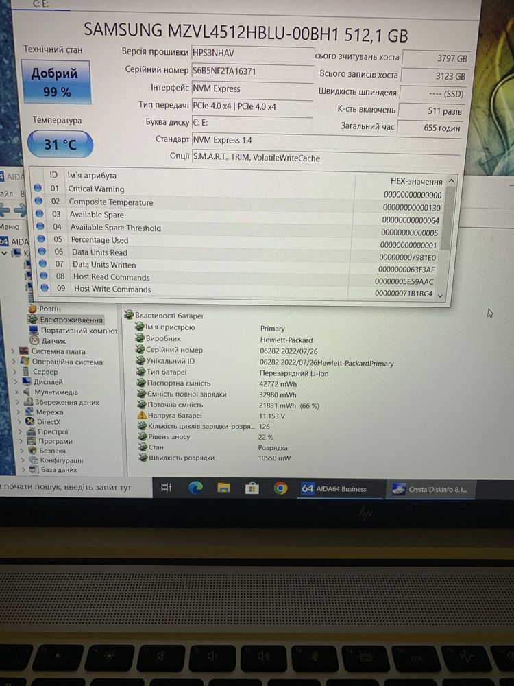 HP EliteBook 650 G9 Intel i5-1235U/RAM 16GB/SSD 512GB/Intel UHD