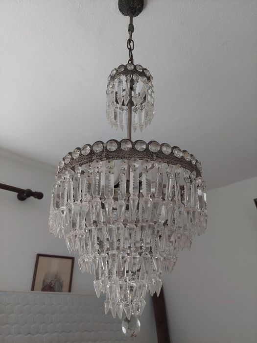 Conjunto 4 candeeiros antigos