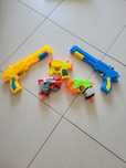 Conjunto de 2 armas e 3 nerfs