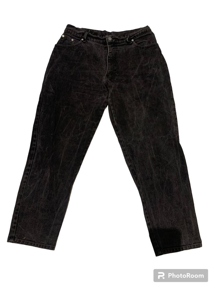 Baggy Czarne Jeansy Squash vin y2k