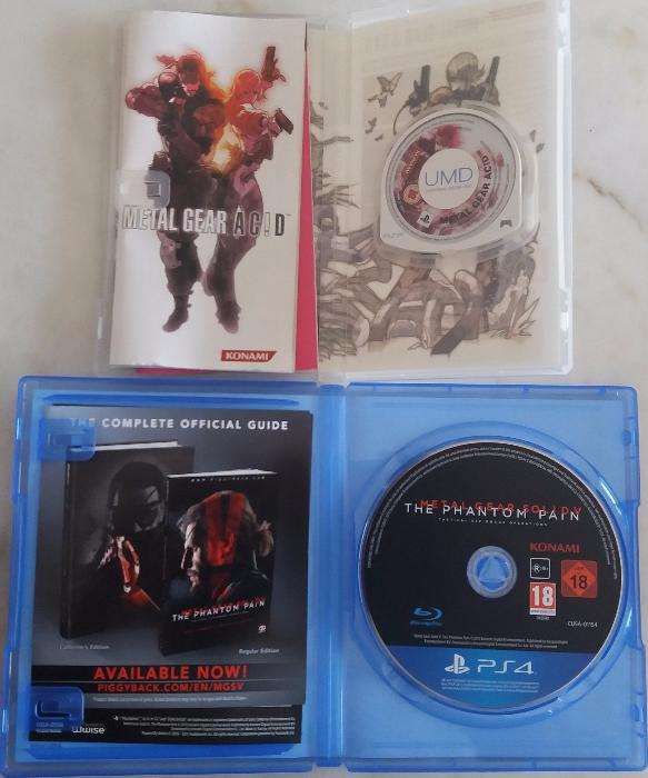 Jogos Metal Gear Solid Playstation e Nintendo