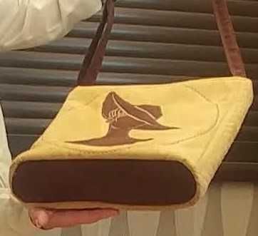 torba listonoszka z aplikacją - nowa- handmade
