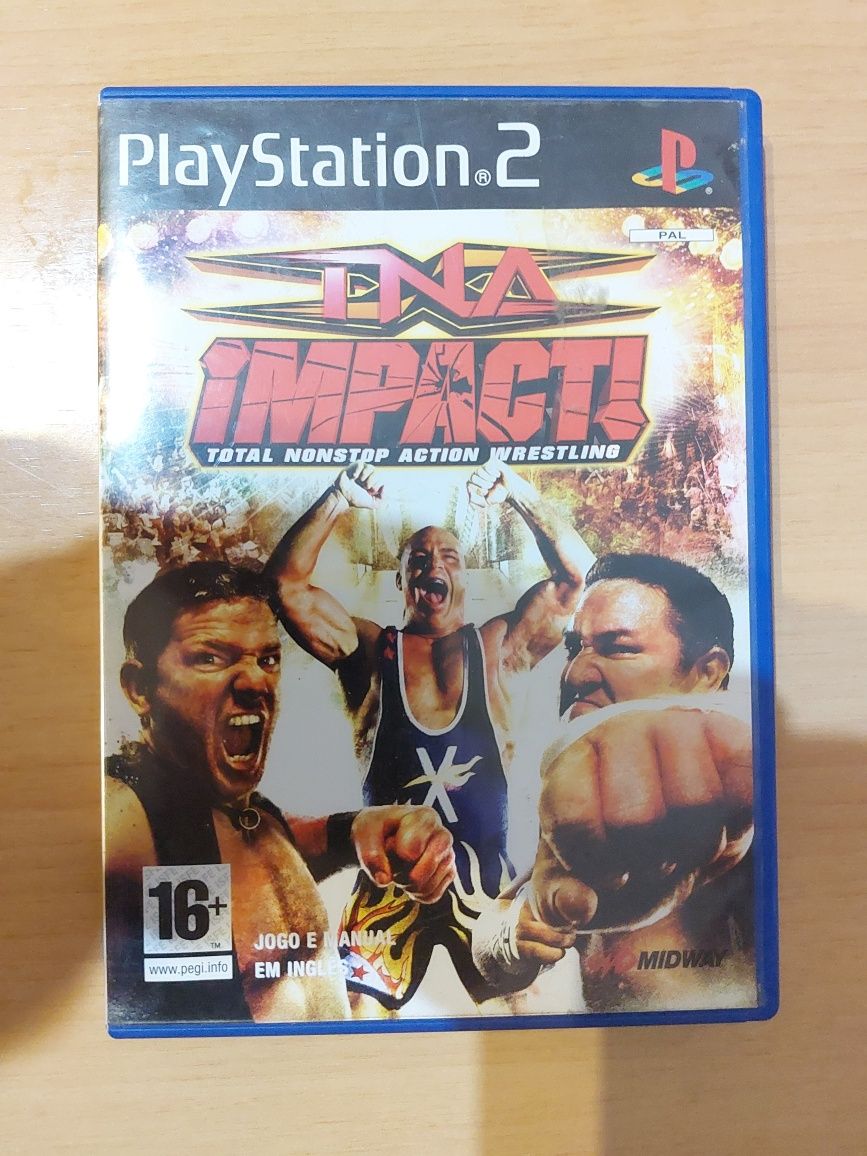 Jogo PS2 ( PlayStation 2 ) TNA Impact! (Bom Estado)