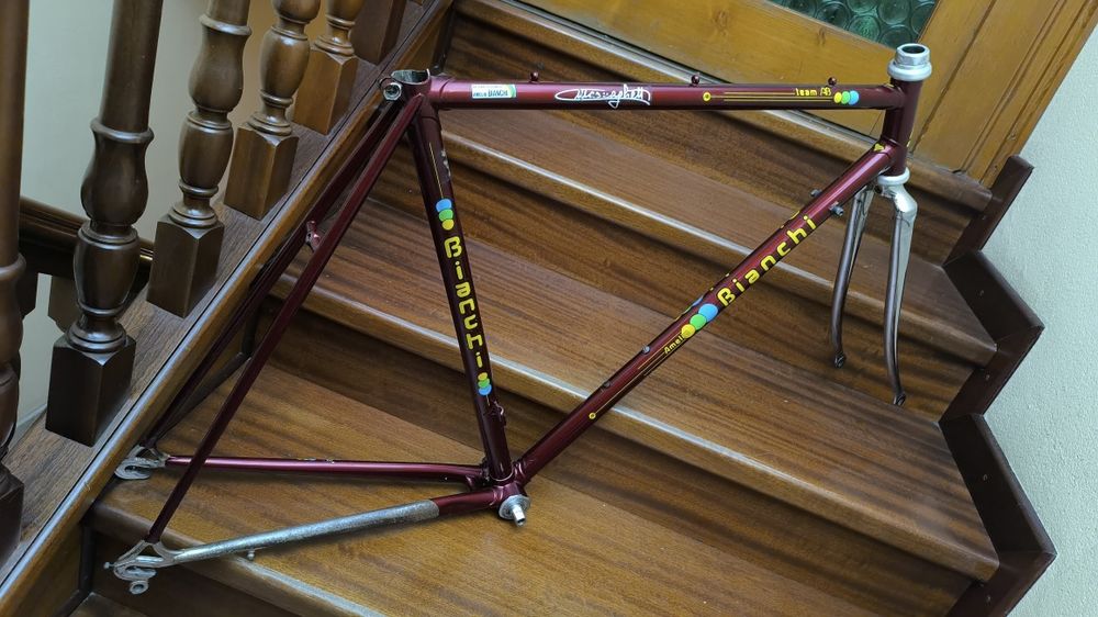 Шосейна рама, фреймсет, Bianchi, Columbus
