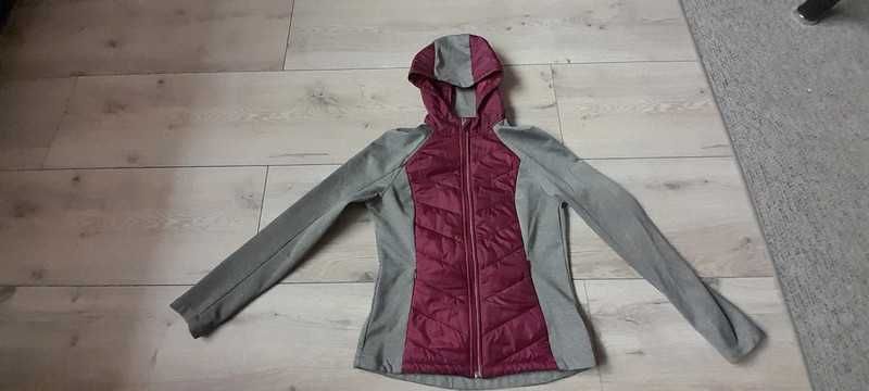 Sportowa bluza damska rozpinana .Kurtka softshell z kapturem .Crivit.