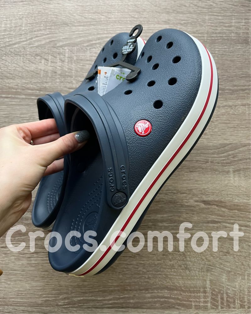 Крокси сині крокбенд чоловічі і жіночі 36-44, crocs crocband navy