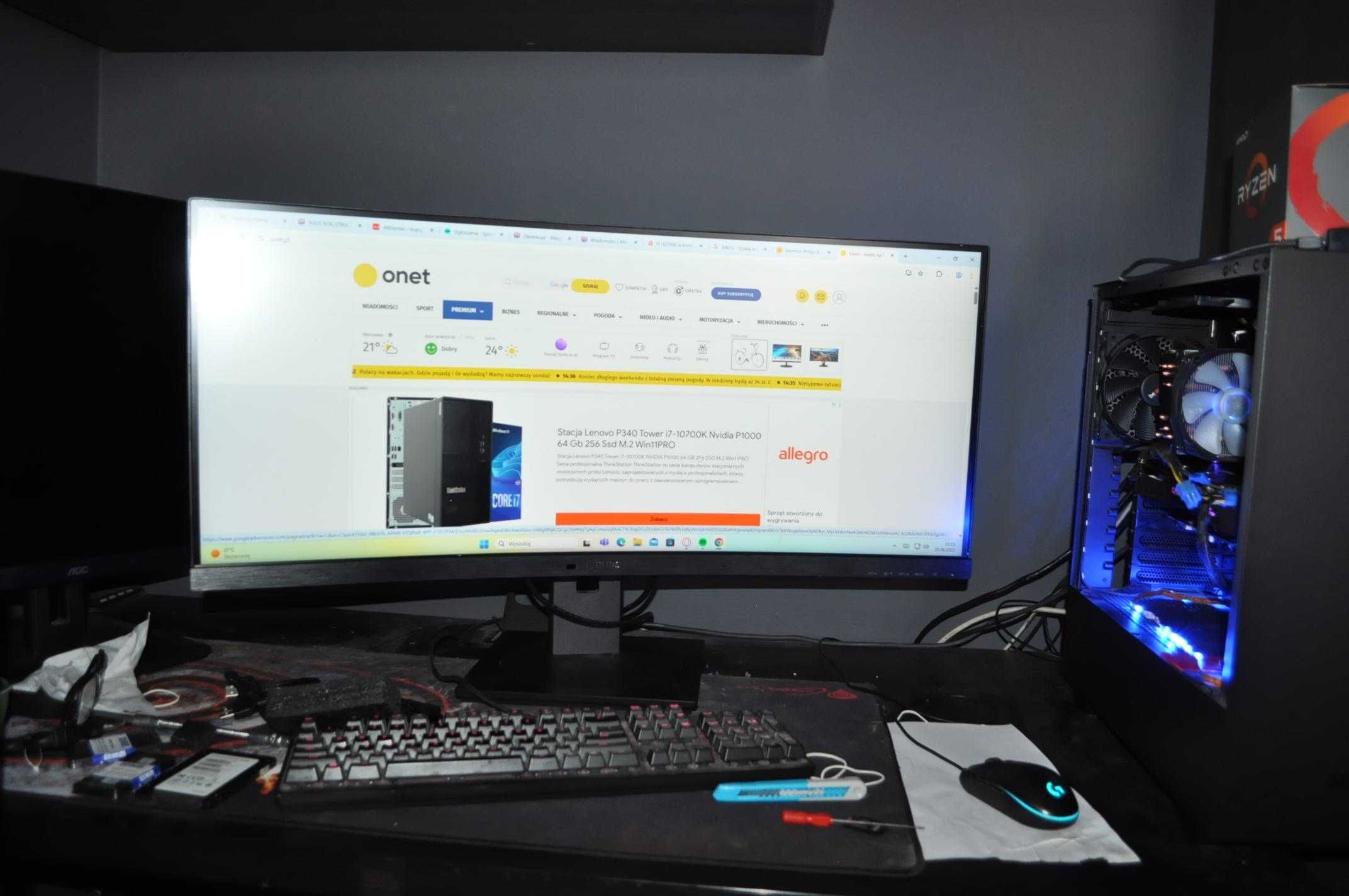 Monitor PHILIPS B-line 346B1C 34" 3440x1440px 100Hz 4 ms [GTG] Curved