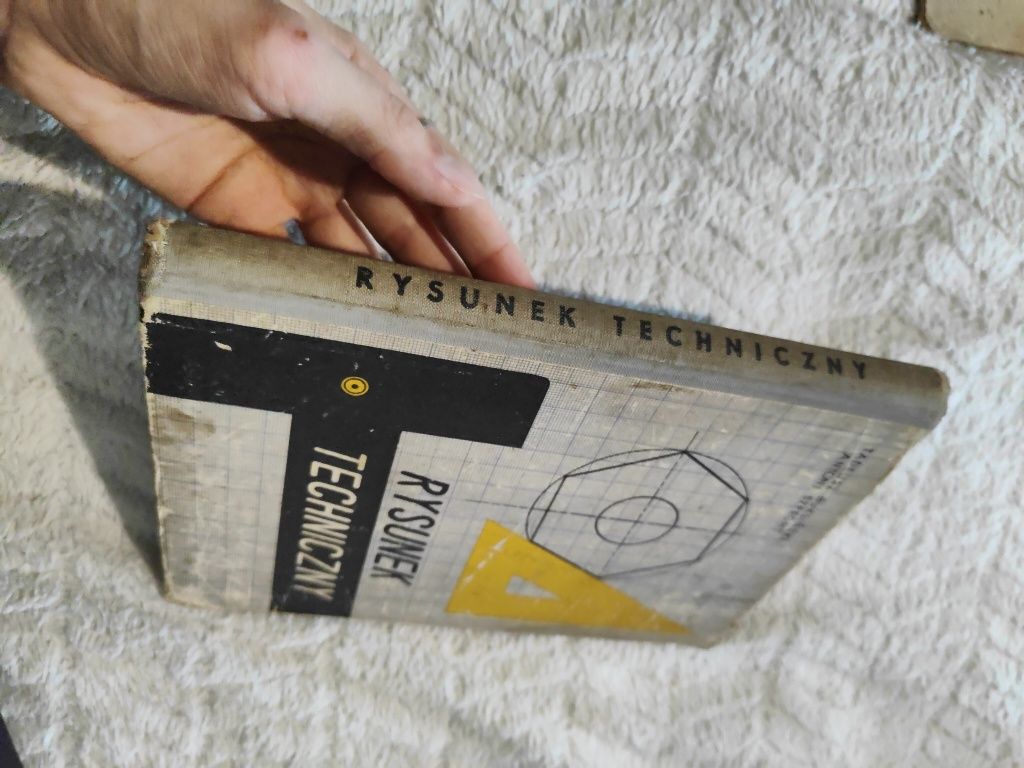 Książka rysunek techniczny Buksiński Szpecht PWSZ 1964