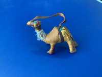Wielbłąd -Zabawka,,pamiątka ,prawdziwa skóra wielbłądzia