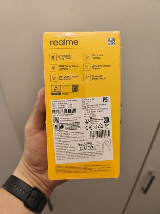 Realme Note 60 3/64 nowy zafoliowany