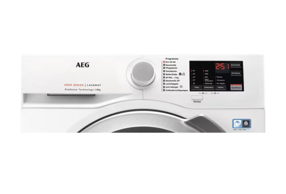 AEG 6000 Series LAVAMAT Máquina de lavar roupa