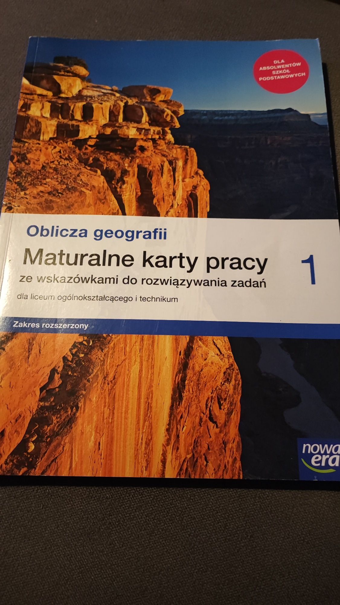 Oblicze geografii, maturalne karty pracy