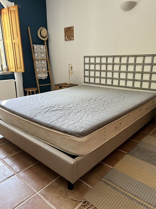 Colchão de molas + sobrecolchão ikea 160cm