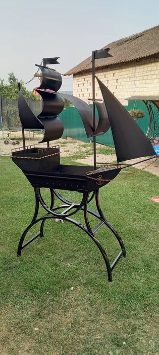 Мангал "Корабель,барбекю"Екслюзивна робота 1 у свому родіі