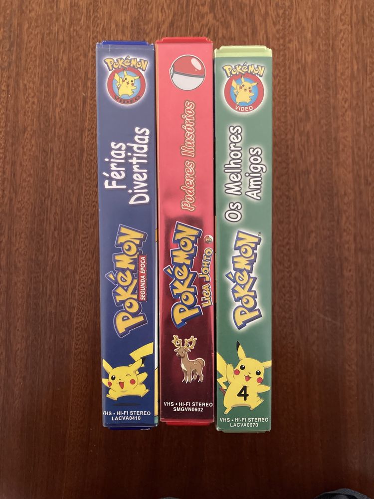 Cassetes VHS Pokemon