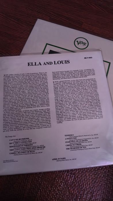 Stan Getz/João Gilberto 
Ella and Louis 
Ella um Berlin

Novos

Ediçõe