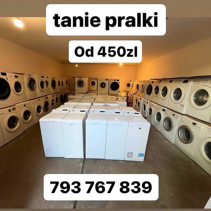 Outlet tanie używane pralki Transport Naprawa Pralek