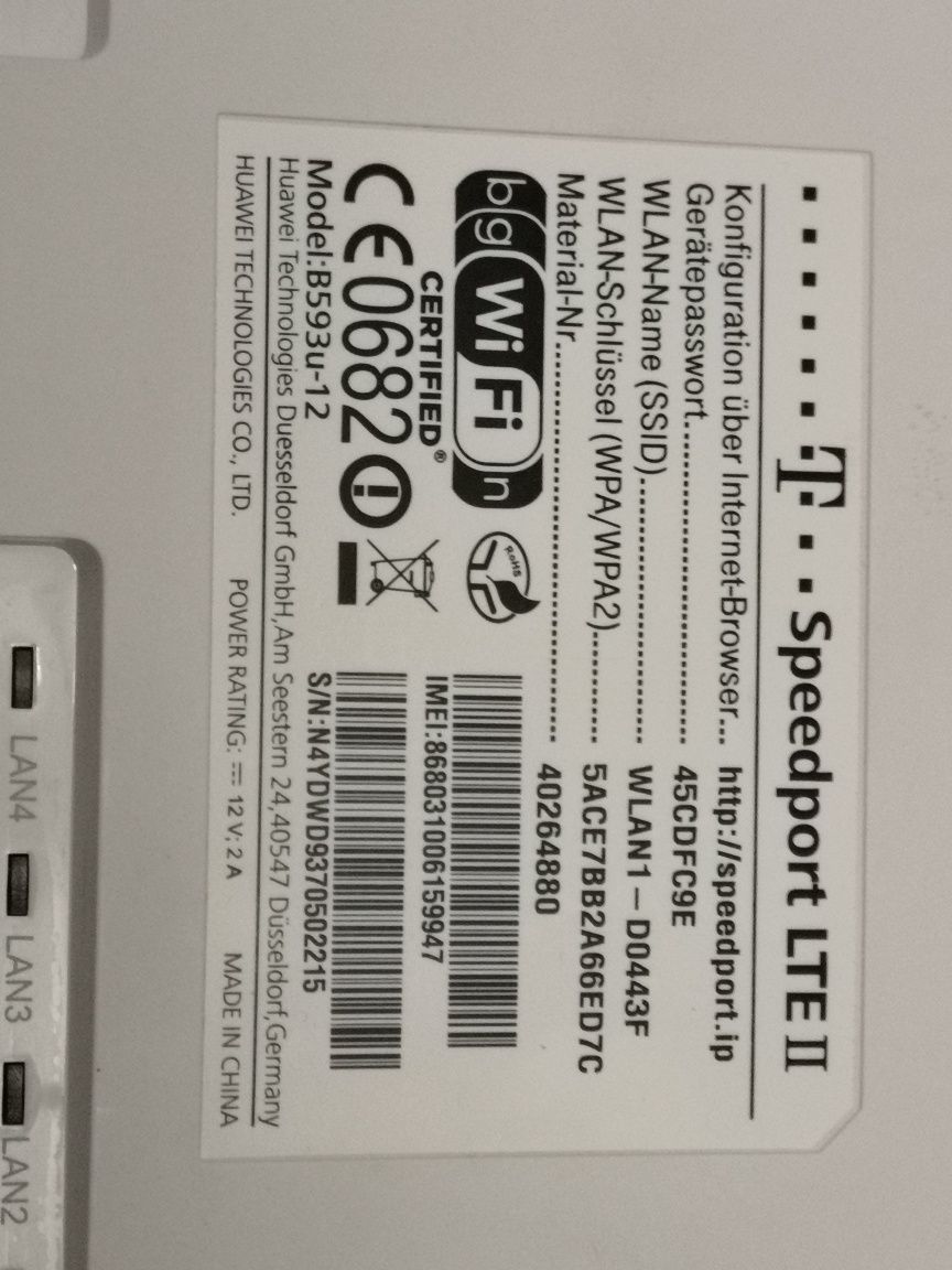 3G4G Wi-Fi роутер Huawei B593/B315/B310/В525/безлим пакет КС Вод лайф