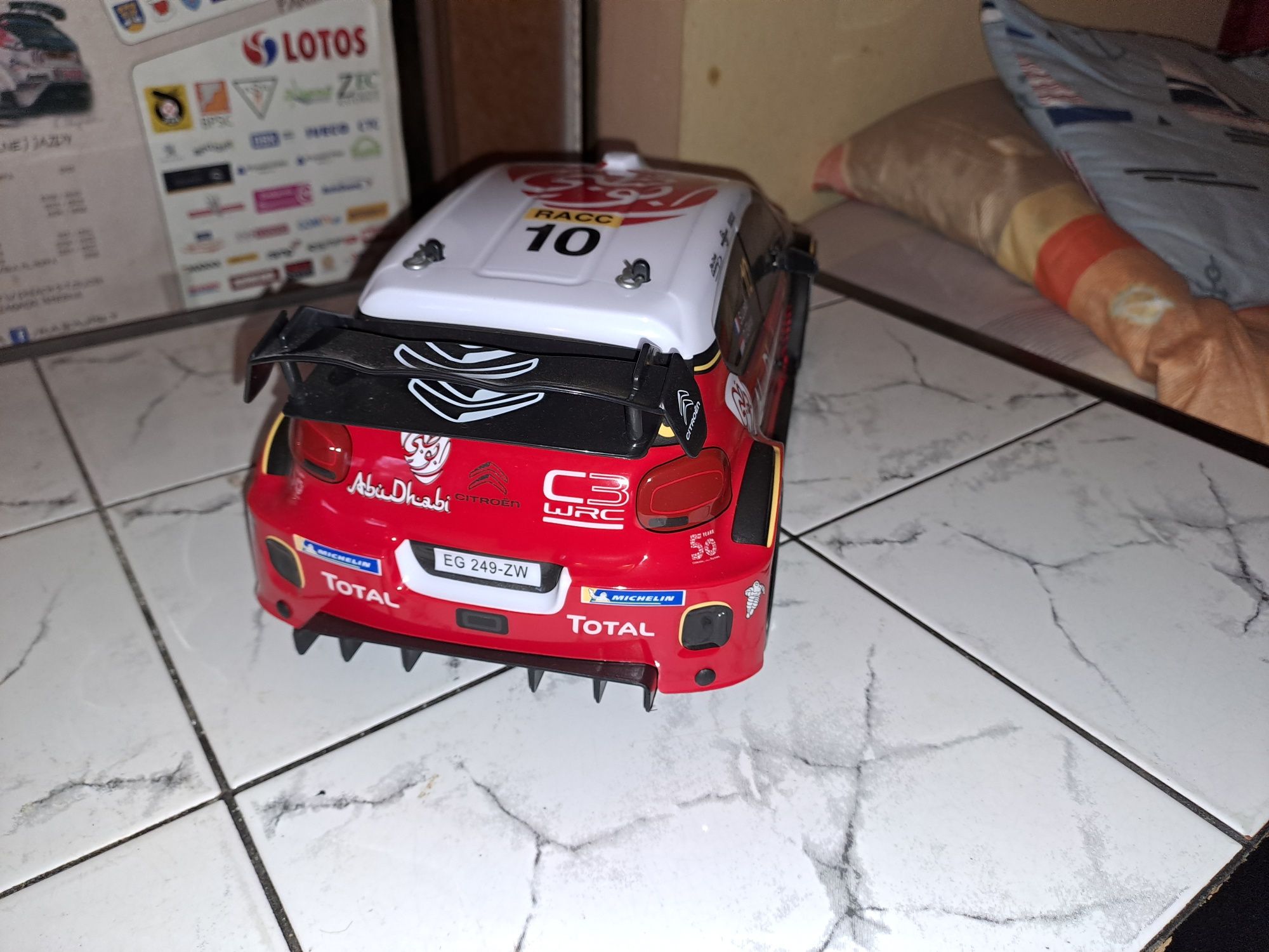 Citroen C3 WRC RC, Skala 1:10. Model zdalnie sterowany. Nowy.