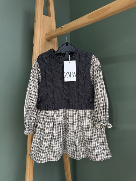 Нова сукня Zara на дівчинку 2,3,4,5 років, 92,98,104,110,платье