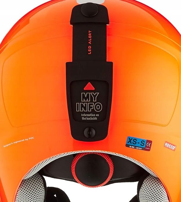 Kask narciarski POC POCito SKULL pomarańczowy r. XS/S 51-54 cm