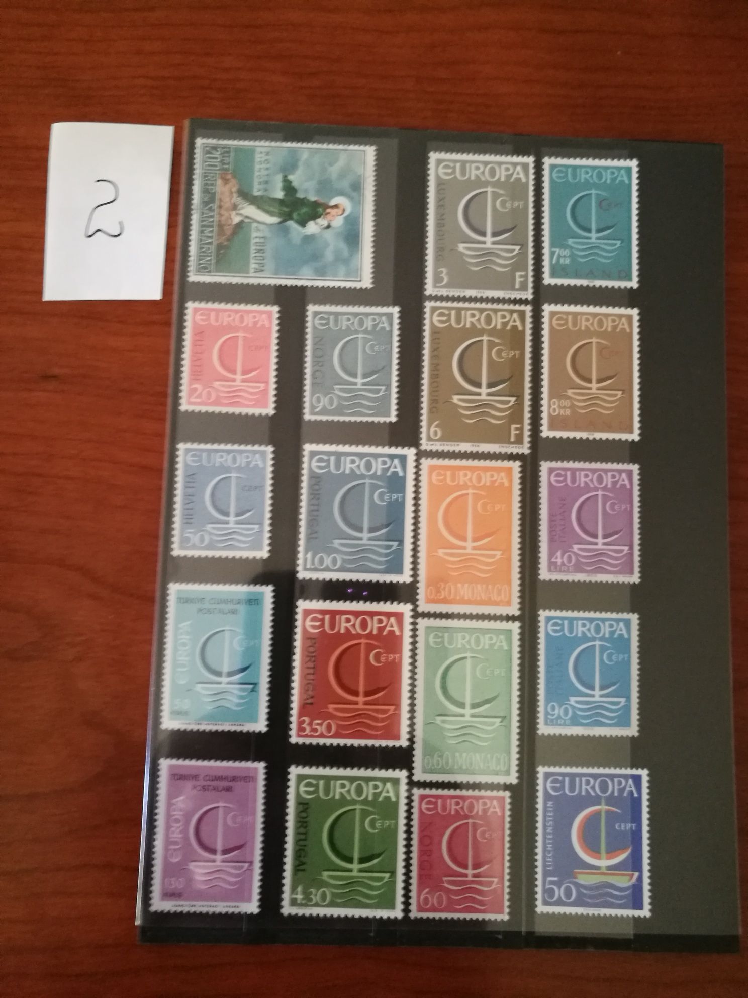 Filatelia - selos Europa (século XX)