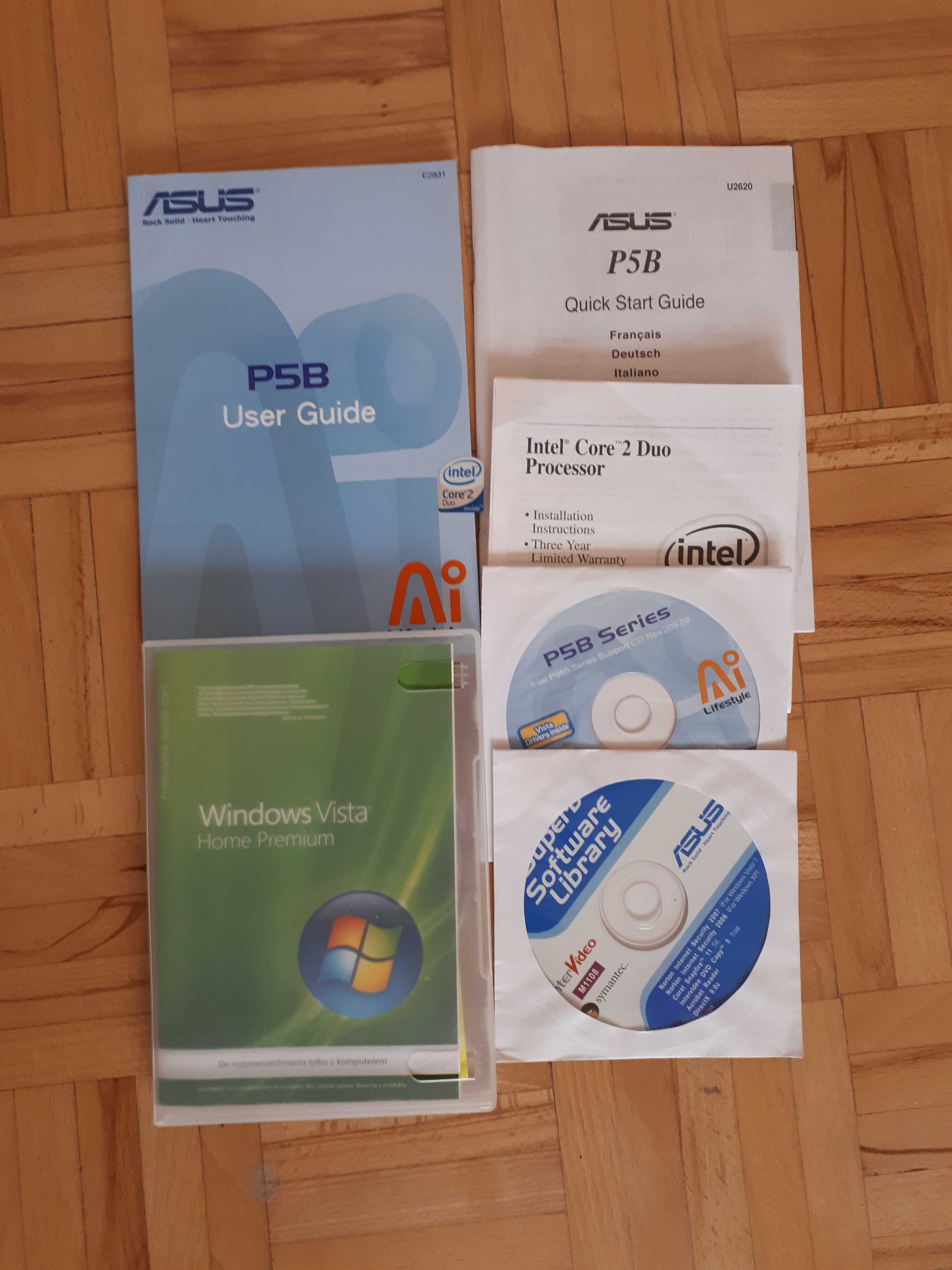 Sprawny komputer ASUS : Intel Core 2, RAM 2 Gb , HDD 300 Gb