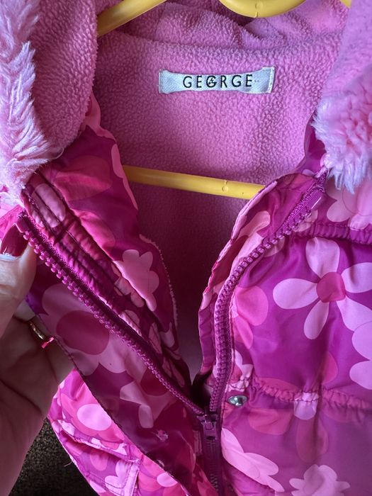 Kurtka różowa George r.92/98 Wielkopolska