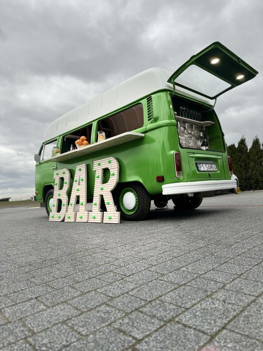 Lody Bar bus prosecco van Eventy Ogórek T2 lody naturalne bar mobilny