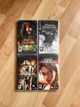 Zestaw 4 gier na psp, klasyki. Tomb raider i piraci z karaibów