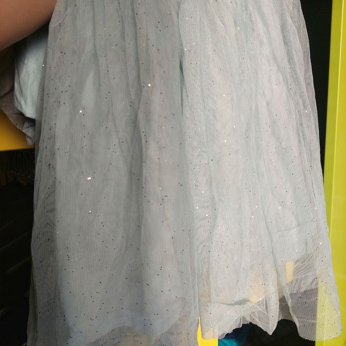 Sukienka Elsa frozen disney 128-134cm karnawał tiul brokat kostium